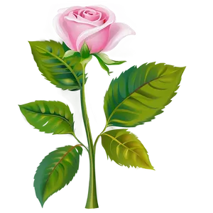 Pink Rose Vector Artwork Png 73 PNG Image