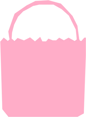 Pink Silhouette Handbag Graphic PNG Image