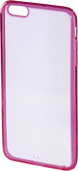 Pink Smartphone Case Transparent Back PNG Image