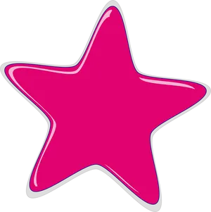 Pink_ Star_ Clipart_ Vector PNG Image