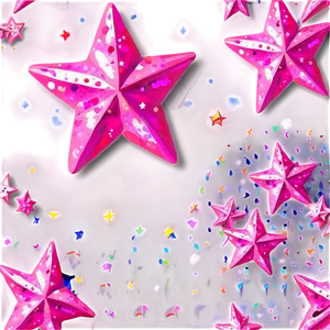 Pink Stars Png Mtj PNG Image