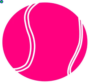 Pink Tennis Ball Graphic PNG Image