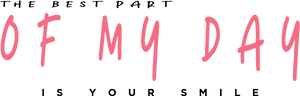 Pink Text Black Background PNG Image