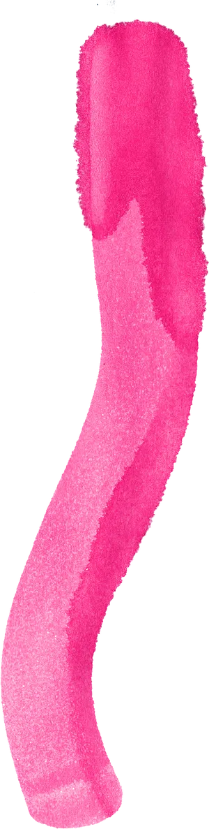 Pink Watercolor Brush Stroke PNG Image