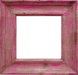 Pink Wooden Frame Texture PNG Image