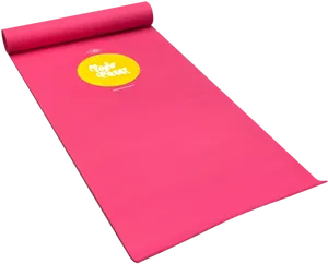 Pink Yoga Mat Product PNG