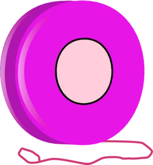 Pink Yoyo Vector Art PNG Image