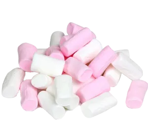 Pinkand White Marshmallows PNG Image