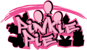 Pinkie Pie Graffiti Style Artwork PNG Image