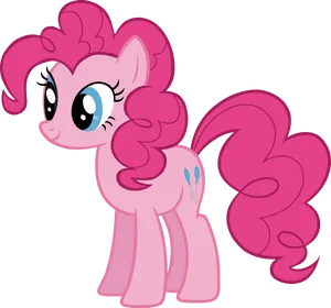 Pinkie Pie My Little Pony Vector PNG Image