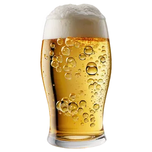 Pint Glass With Beer Bubbles Png Tty79 PNG Image