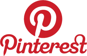 Pinterest Logo Redand Black PNG Image