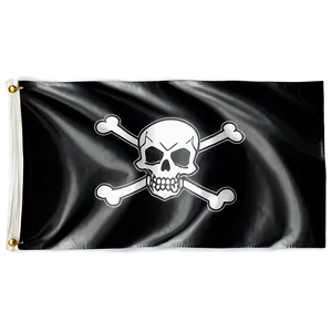 Pirate Black Skull Flag Png Mbq PNG Image