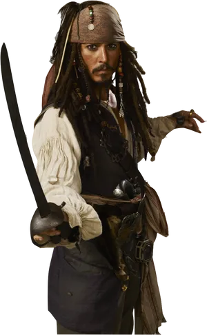 Pirate_ Costume_ Pose PNG Image