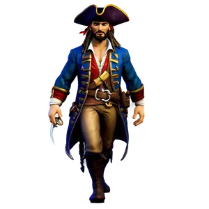 Pirate Game Character Captain Png Dbb41 PNG Image