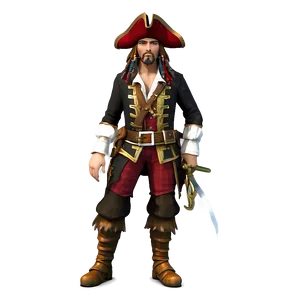 Pirate Rogue Adventurer Png Sva PNG Image