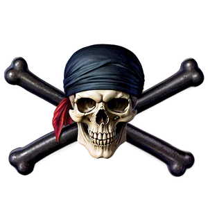 Pirate Skull And Crossbones Png Mid PNG Image