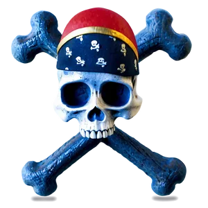 Pirate Skulland Crossbones Graphic PNG Image