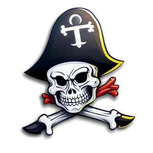 Pirate Skulland Crossbones Icon PNG Image