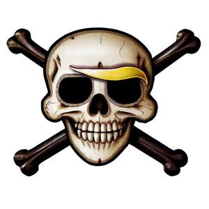 Pirate Skulland Crossbones PNG Image