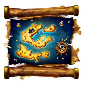 Pirate Treasure Map Png 06112024 PNG Image