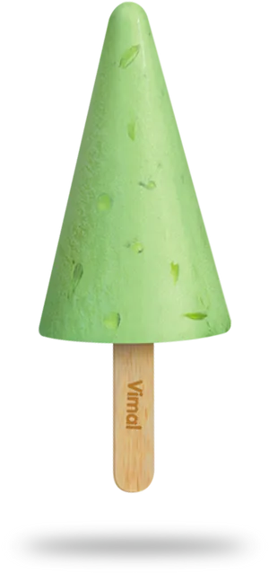 Pistachio Kulfi Popsicle PNG Image