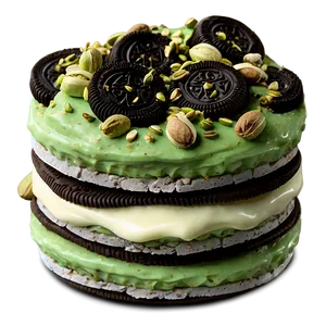 Pistachio Oreo Delight Png Hln46 PNG Image