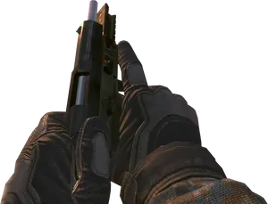 Pistol Reloadin Action PNG Image