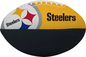 Pittsburgh Steelers Football Graphic PNG Image