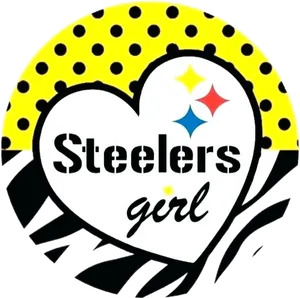 Pittsburgh Steelers Girl Logo PNG Image