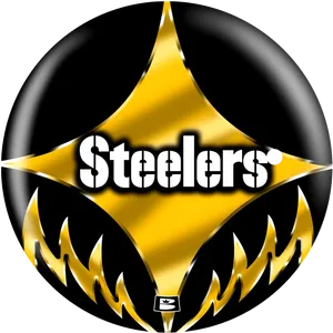 Pittsburgh Steelers Logo Flame Design PNG Image