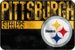 Pittsburgh Steelers Logo Grungy Background PNG Image