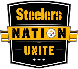 Pittsburgh Steelers Nation Unite Logo PNG Image