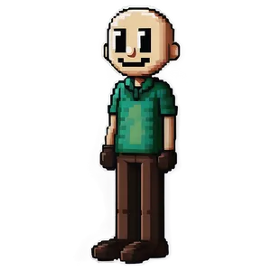 Pixel Art Baldi Png Drc PNG Image