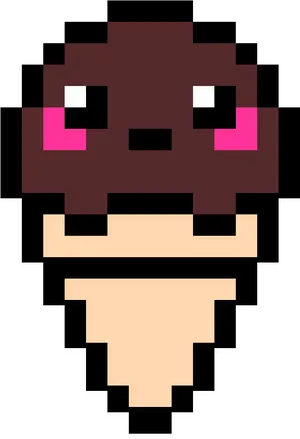 Pixel_ Art_ Cute_ Animal_ Face.png PNG Image