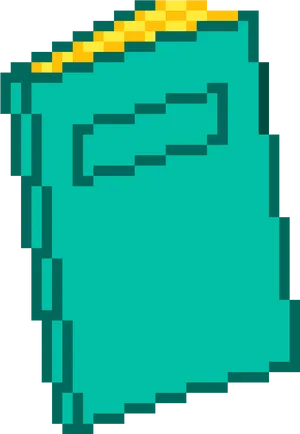 Pixel_ Art_ Green_ Slime PNG Image