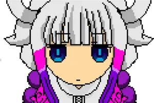 Pixel Art Kanna Kamui PNG Image