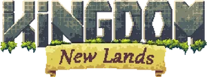 Pixel Art_ Kingdom New Lands_ Title Screen PNG Image