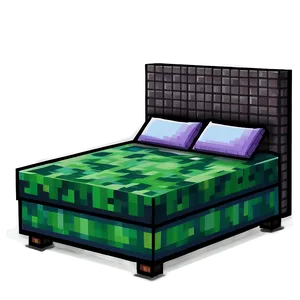 Pixel Art Minecraft Bed Png Uyg32 PNG Image