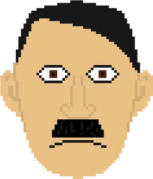 Pixel_ Art_ Portrait_of_ Man PNG Image