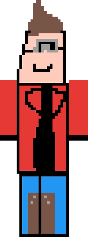 Pixel Art Roblox Character PNG Image