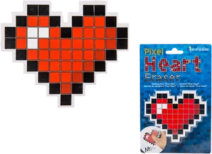 Pixel Heart Eraser Packaging PNG Image