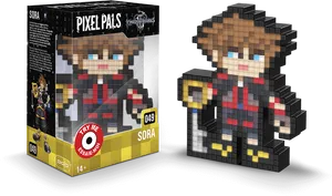 Pixel Pals Lighted Figure Packaging PNG Image