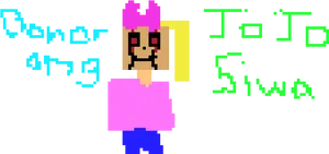 Pixelated Jojo Siwa Fan Art PNG Image