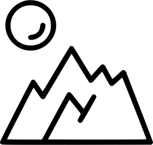 Placeholder Mountain Icon PNG Image