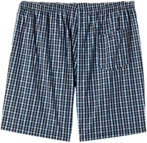 Plaid Boxer Shorts PNG Image