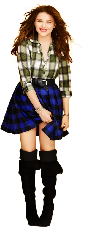 Plaid Fashion Joy.png PNG Image