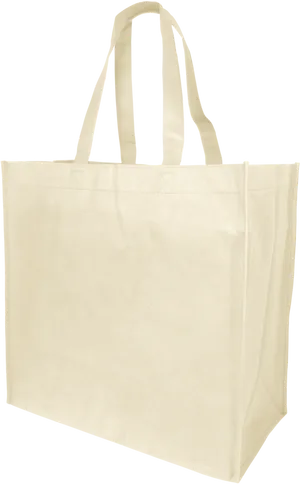 Plain Canvas Tote Bag PNG Image