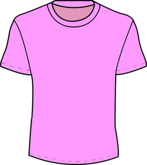 Plain Pink Roblox T Shirt Template PNG Image