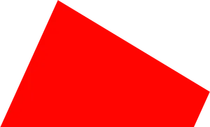 Plain Red Flag PNG Image